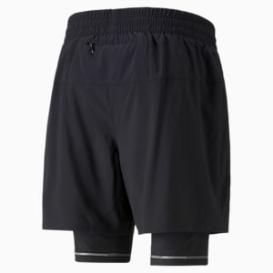 Run 2-in-1 5" Men's Running Shorts, Puma Black-Puma Black